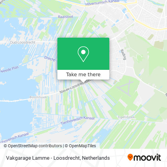 Vakgarage Lamme - Loosdrecht map