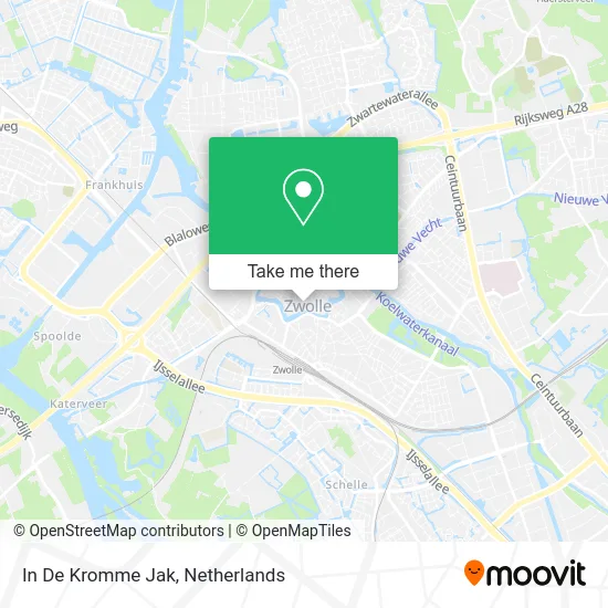 In De Kromme Jak map