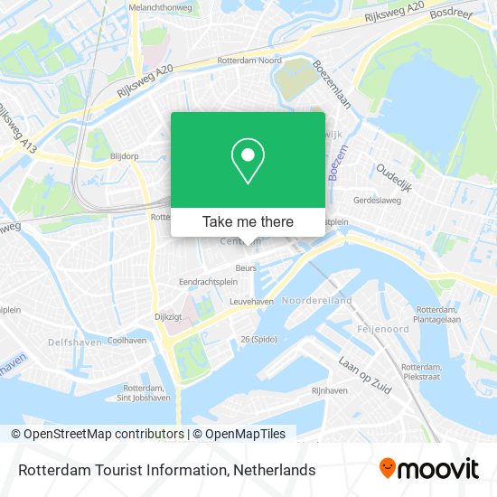 Rotterdam Tourist Information map