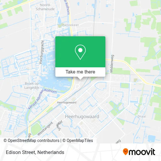 Edisonstraat map