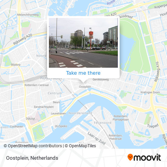 Oostplein map