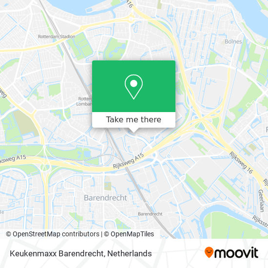 Keukenmaxx Barendrecht map