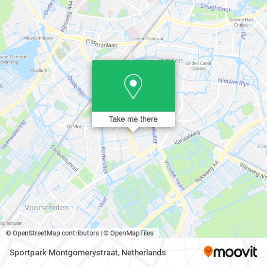 Sportpark Montgomerystraat map