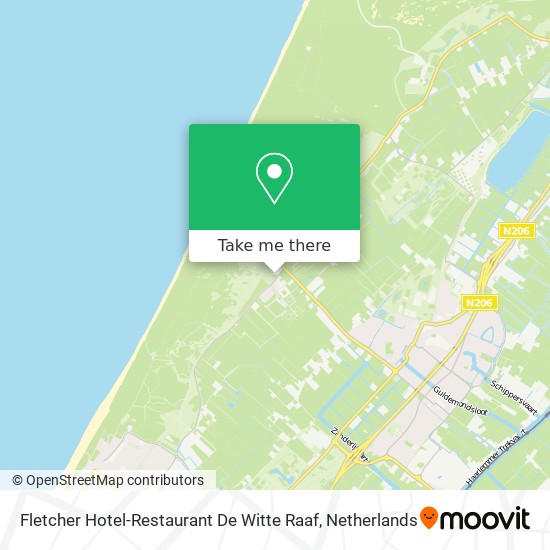Fletcher Hotel-Restaurant De Witte Raaf map