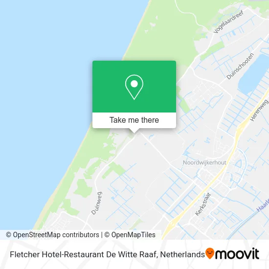 Fletcher Hotel-Restaurant De Witte Raaf map