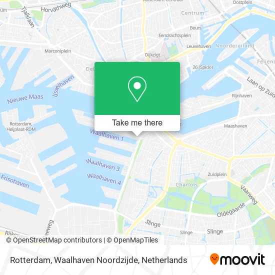 Rotterdam, Waalhaven Noordzijde map