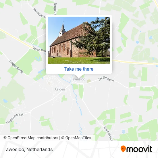 Zweeloo map