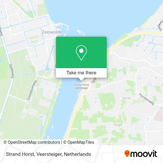 Strand Horst, Veersteiger map