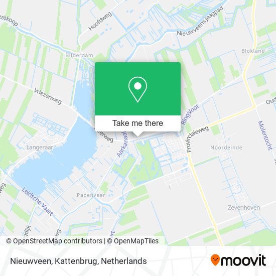 Nieuwveen, Kattenbrug Karte