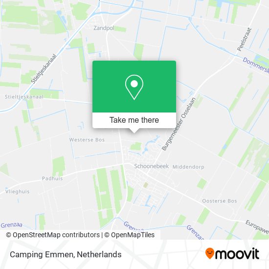 Camping Emmen map