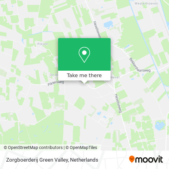 Zorgboerderij Green Valley map