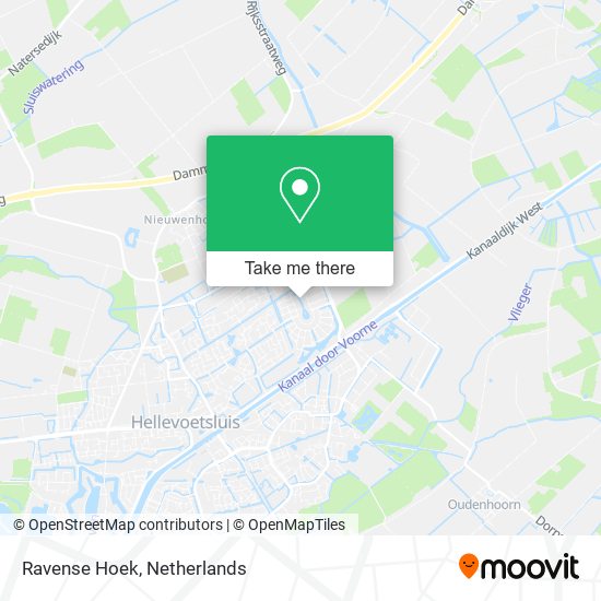 Ravense Hoek map