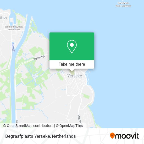 Begraafplaats Yerseke map