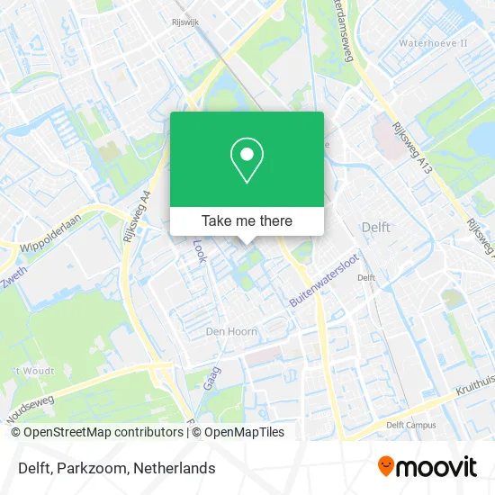 Delft, Parkzoom map