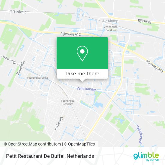 Petit Restaurant De Buffel map