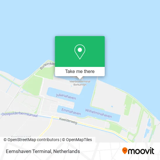 Eemshaven Terminal map