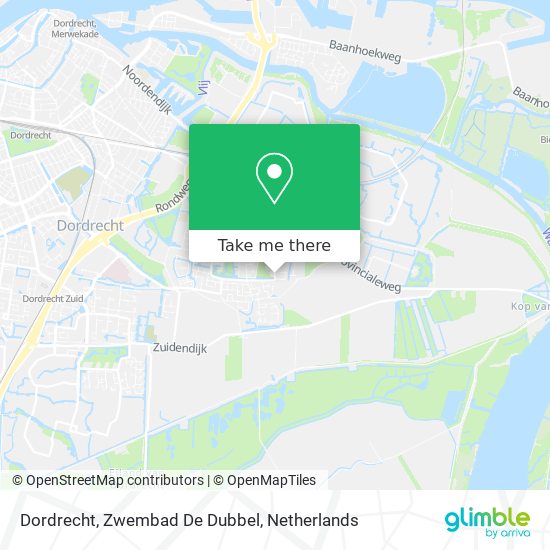 Dordrecht, Zwembad De Dubbel map