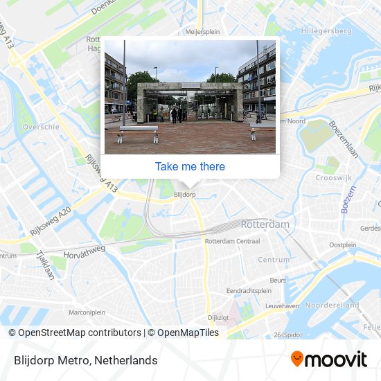 Blijdorp Metro Karte