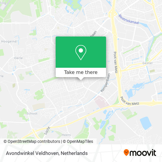 Avondwinkel Veldhoven Karte