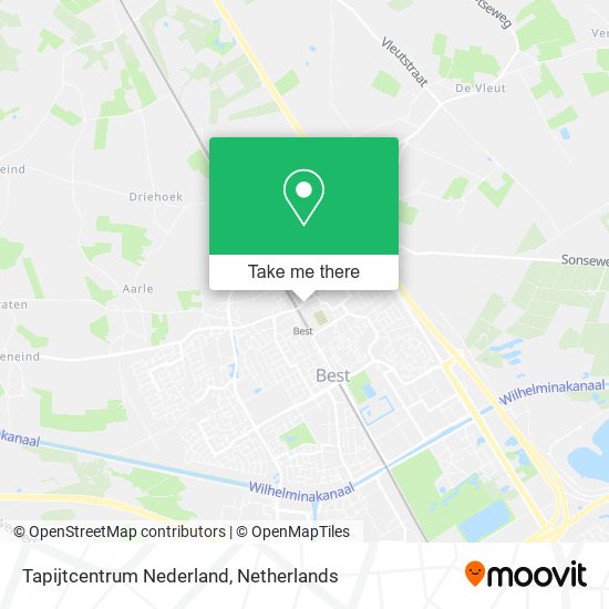Tapijtcentrum Nederland map