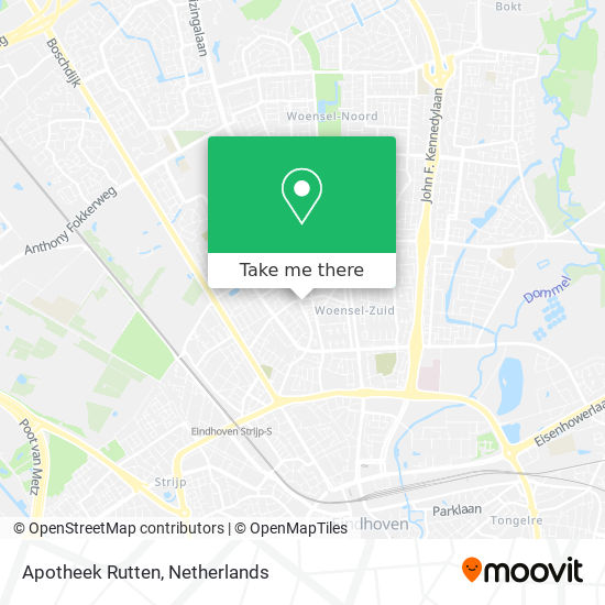 Apotheek Rutten map