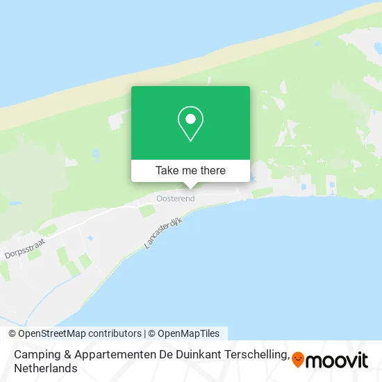 Camping & Appartementen De Duinkant Terschelling map