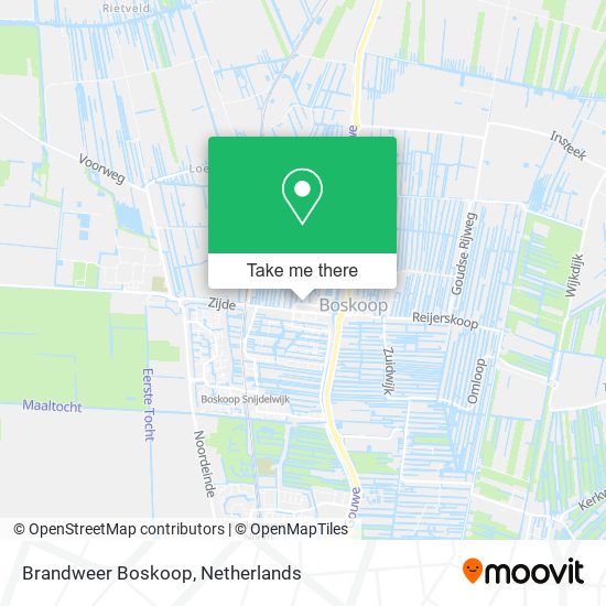 Brandweer Boskoop map