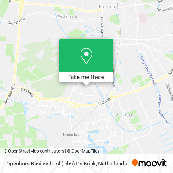 Openbare Basisschool (Obs) De Brink map