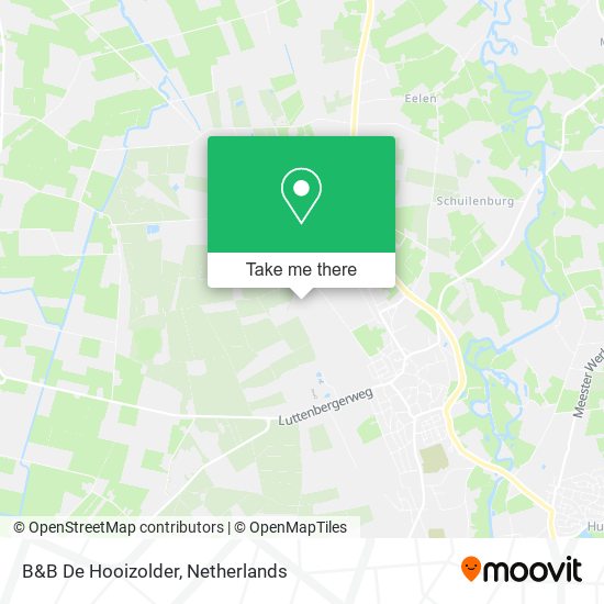 B&B De Hooizolder map