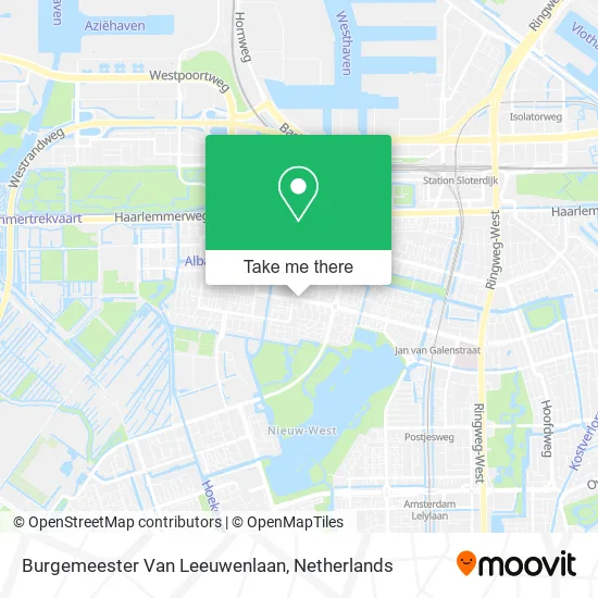 Burgemeester Van Leeuwenlaan map