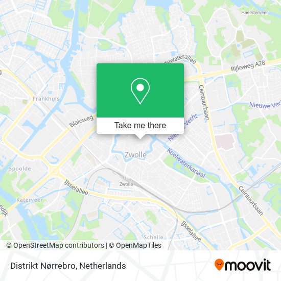 Distrikt Nørrebro map