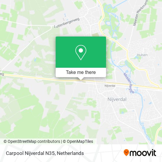 Carpool Nijverdal N35 map