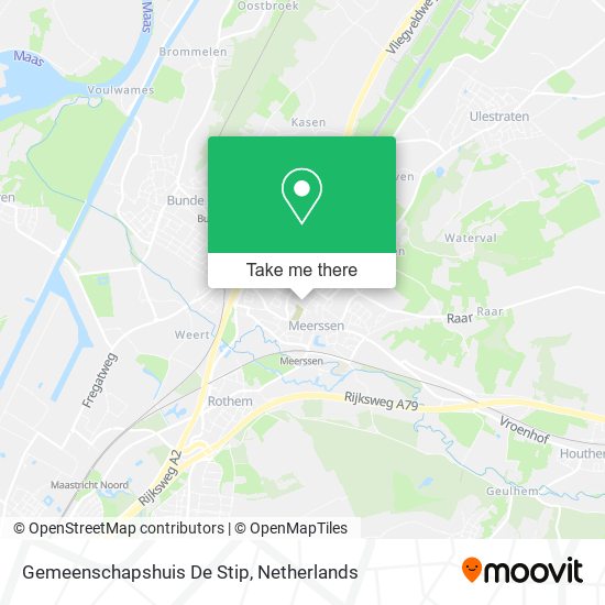 Gemeenschapshuis De Stip map