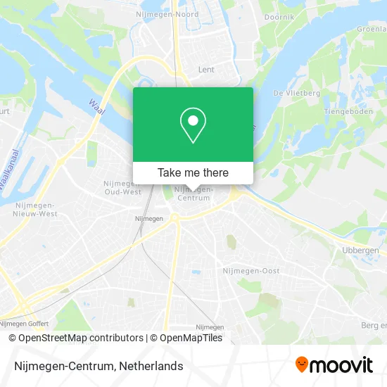Nijmegen-Centrum map