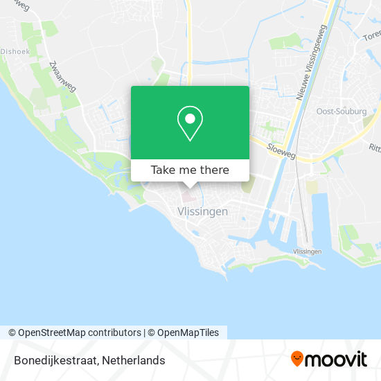 Bonedijkestraat Karte