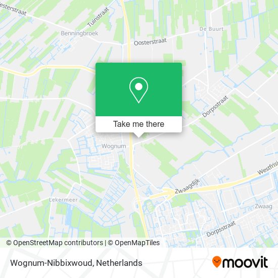 Wognum-Nibbixwoud map