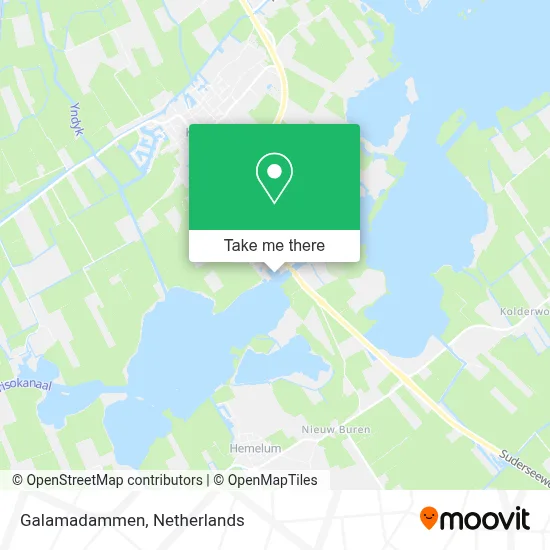 Galamadammen map