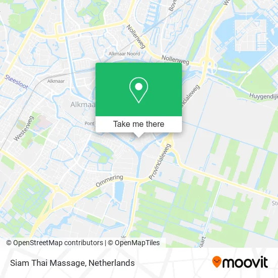 Siam Thai Massage map