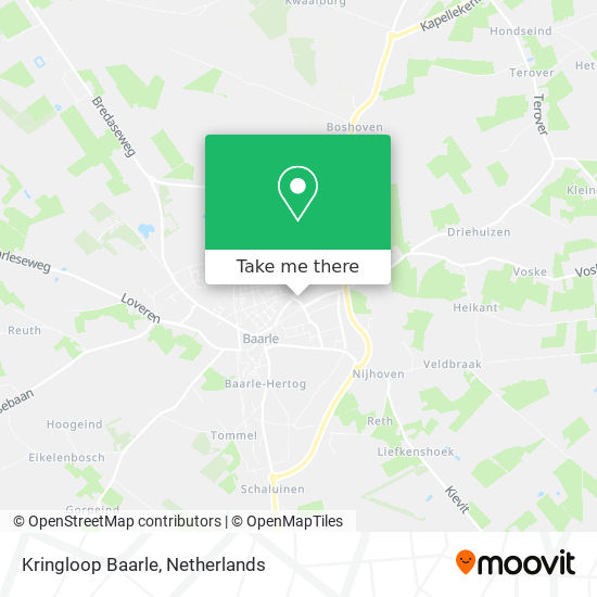 Kringloop Baarle map