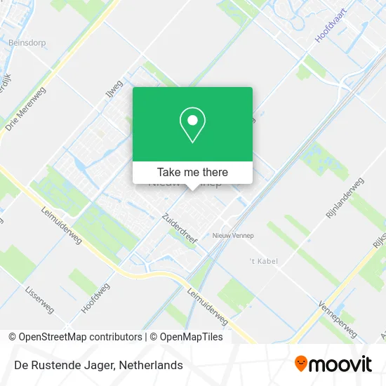 De Rustende Jager map
