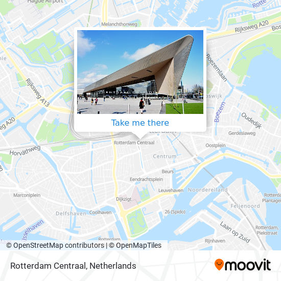 Rotterdam Centraal map