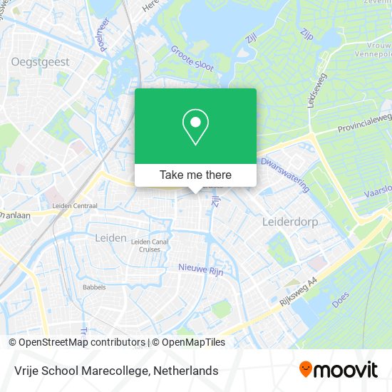 Vrije School Marecollege map