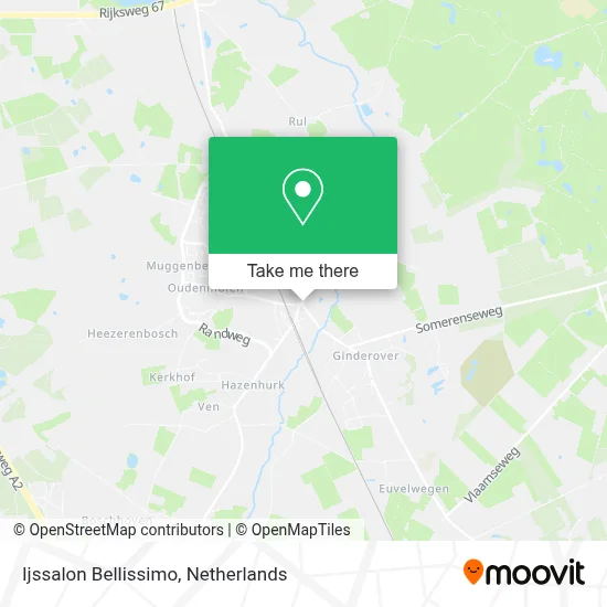 Ijssalon Bellissimo map