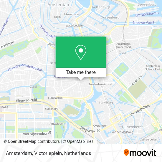 Amsterdam, Victorieplein map