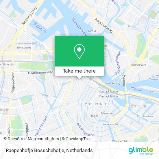 Raepenhofje Bosschehofje map