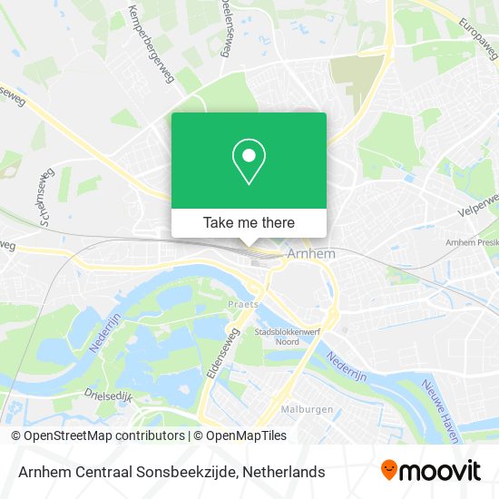 Arnhem Centraal Sonsbeekzijde Karte