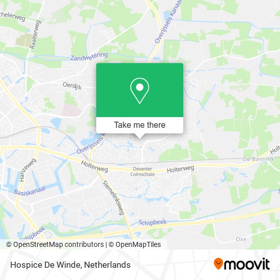 Hospice De Winde map