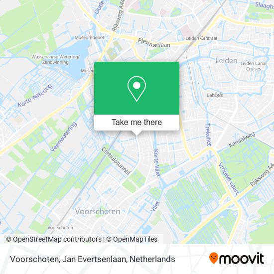 Voorschoten, Jan Evertsenlaan map