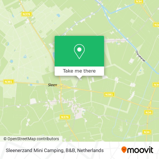 Sleenerzand Mini Camping, B&B map