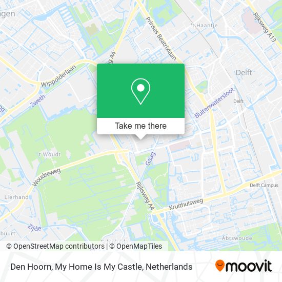 Den Hoorn, My Home Is My Castle map